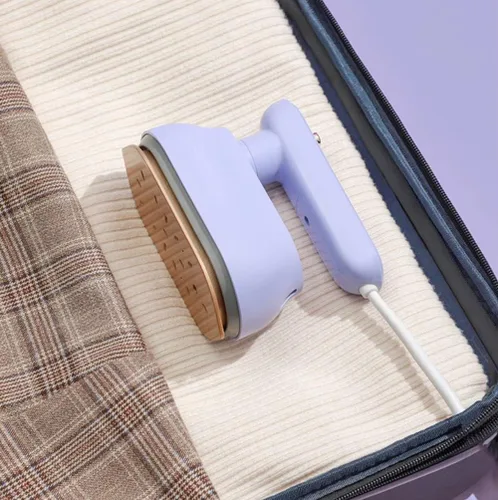 Miniatura 7 de Máquina de planchado de ropa de mano Vapor caliente Hogar húmedo y seco Doble pequeña máquina eléctrica de viaje Plegada Profesional Mini Vapor