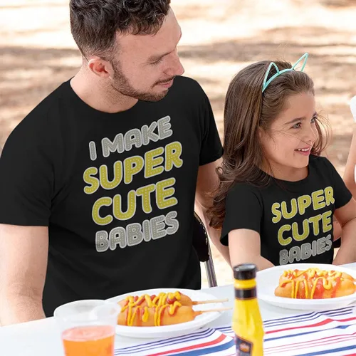 Miniatura 2 de Father's Day Dad and Son Matching Outfits Clothes I Make Super Cute Babies - Super Cute Baby