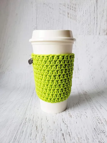 Miniatura 8 de Lime Green 100% Cotton Cup Sleeve