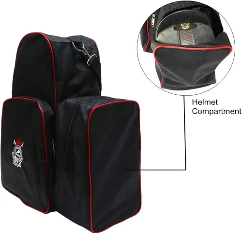 Miniatura 3 de Botas de equitación profesional Bolsa de transporte Bolsa ecuestre duradera impermeable con compartimento para casco