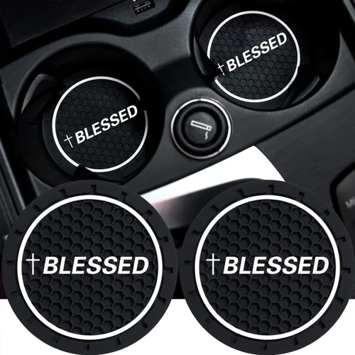 Miniatura 5 de 2 unidades de 2.75 pulgadas de diámetro, inserto para portavasos ovalado, resistente, para coche, camioneta, SUV, 5.7L, para viajes en automóvil