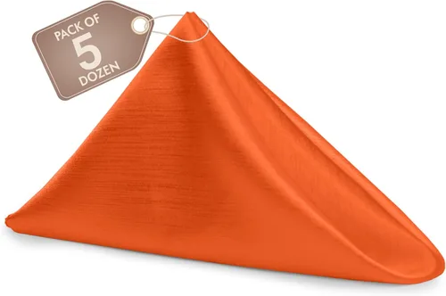 Miniatura 44 de Ultimate Textile -1 docena de servilletas reversibles Shantung Satin - Majestic - Servilletas de tela Majestic de 17 x 17 pulgadas, color marrón