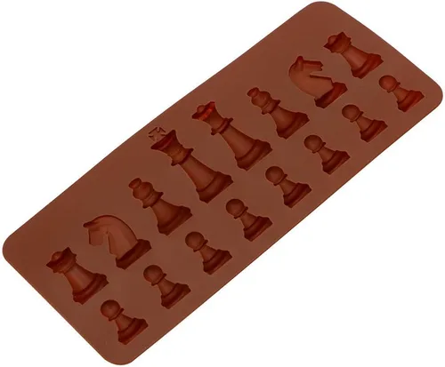 Miniatura 5 de Molde de silicona para piezas de ajedrez, molde de fondant de caramelo de chocolate, herramienta de decoración de pasteles, papel, arcilla, resina