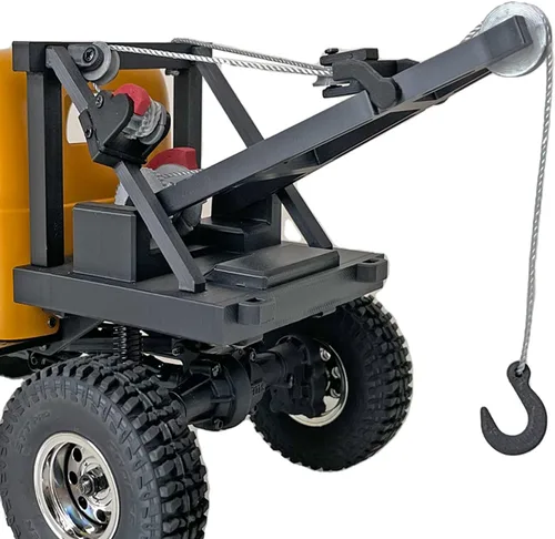 Piezas de actualización de auxilio para FCX24 Power Wagon RC Crawler Truck Bed(NO camión incluido) - Negro