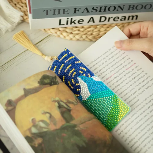 Miniatura 3 de SWATOM 6 Piezas 5D Marcadores de Pintura de Diamantes Sol y Luna Arte de Diamante Acrílico Marcador con Kits de Pintura DIY Borlas y Cuentas de Sun