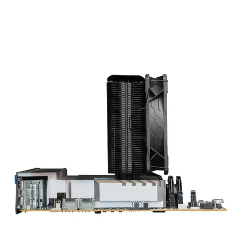 Miniatura 16 de Cooler Master Enfriador de aire de CPU Hyper 212 RGB Black Edition, ventilador SF120R RGB, 4 tubos de calor CD 2.0, negro metálico anodizado, aletas