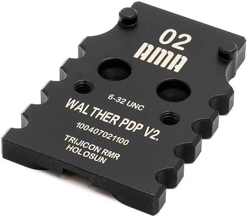 Miniatura 11 de Placa adaptadora Super Grip para Walther PDP V2, serie F compatible con Trijicon, Holosun, Leupold, Shield, Docter