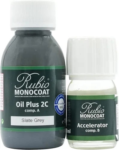 Miniatura 46 de Rubio Monocoat Tinte y acabado para madera de 650 pies cuadrados - Niebla Oil Plus 2C Aceite de linaza de secado rápido, ecológico