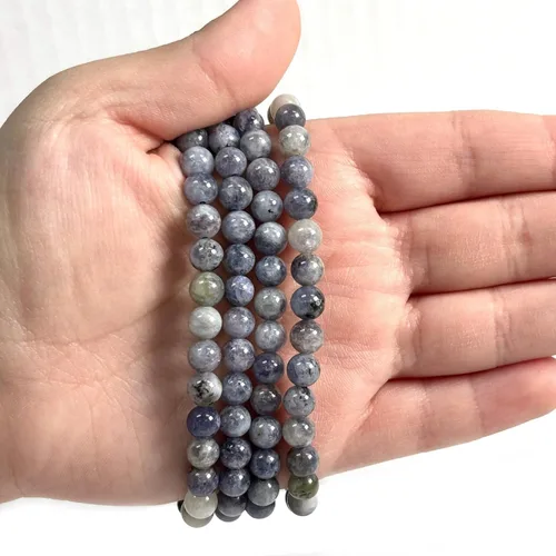 Miniatura 238 de Gem Avenue Handmade Round Bead Stretch Bracelet Unisex Natural Stone Beaded Jewelry for Men & Women, Elastic Wristband for Daily Wear