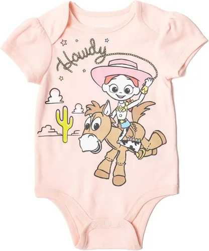 Miniatura 3 de Disney Pixar Toy Story - Conjunto de traje de 3 piezas para bebé niña con pantalones y diadema de Minnie Mouse de Rey León, recién nacido a bebé
