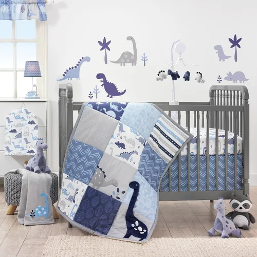 Miniatura 3 de Bedtime Originals Roar Dinosaur Plush Rex, azul, 1 unidad (paquete de 1)