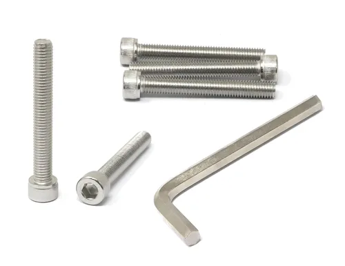 Miniatura 243 de iexcell 25 piezas M4 x 60/65/70/75/3.150 in paso de rosca 0.028 in acero inoxidable 304 cabeza hexagonal Tornillos Tornillos surtido Kit