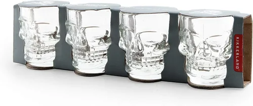 Miniatura 7 de Kikkerland Mason Jar - Vasos de chupito, juego de 4, 1 onza líquida