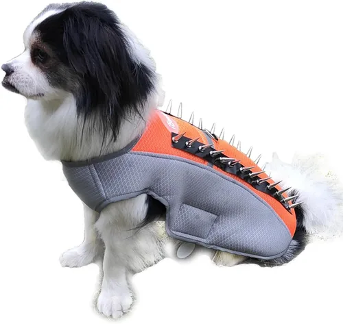 Miniatura 10 de Chaleco de enfriamiento para perro, arnés de verano para pequeño, mediano, reflectante, sin tirones, con asa y protección contra picos
