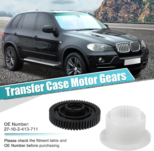 Miniatura 2 de X AUTOHAUX Caja de transferencia Engranajes del actuador del motor para BMW 323i 328i 335d 335i X3 X5 X6 2001-2013 kit de reparación servomotor