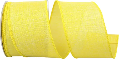 Miniatura 18 de Cinta Reliant Ribbon 92573W-031-09K para borde con alambre Everyday Linen Value, 1-1/2 pulgadas x 50 yardas, color negro