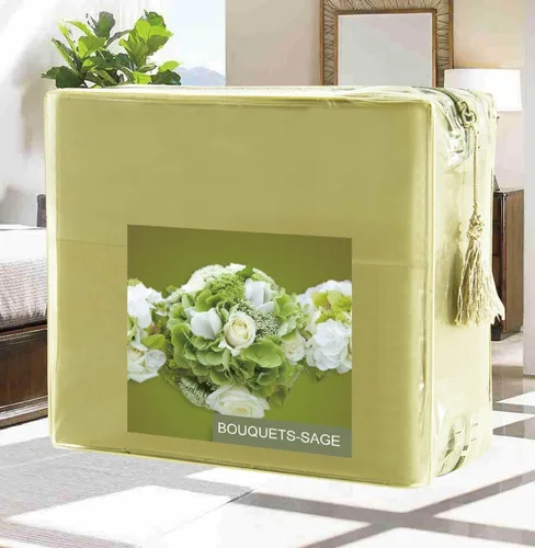 Miniatura 19 de Juego de ropa de cama Elegant Comfort, de 3 piezas, elegante, no se arruga, 1500 hilos egipcios