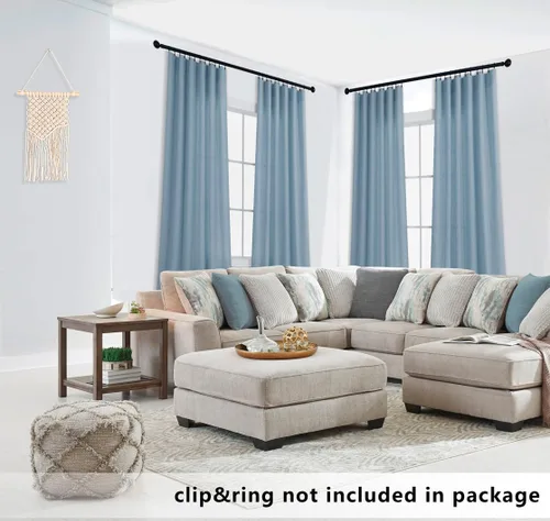 Miniatura 129 de KOUFALL Juego de 2 cortinas de puerta francesa, cortinas de lino para puerta/ventana, cortina transparente boho para cristal lateral delantero