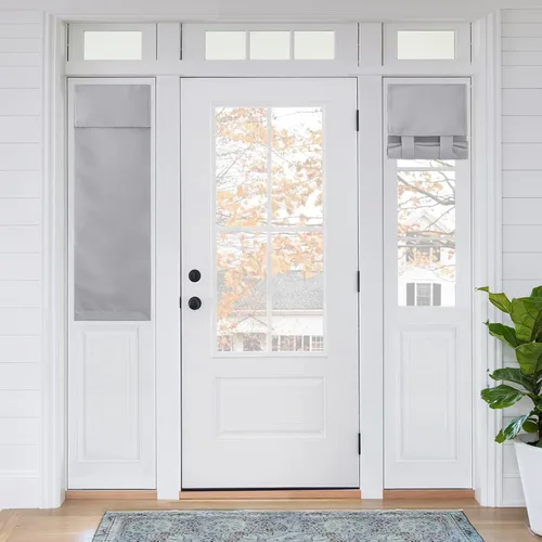 Miniatura 85 de RYB HOME 2 Paneles Cubierta de Ventana de Puerta de Aula, Persianas Opacas para Ventanas y Puertas de Aula Cubierta Persianas de Confinamiento
