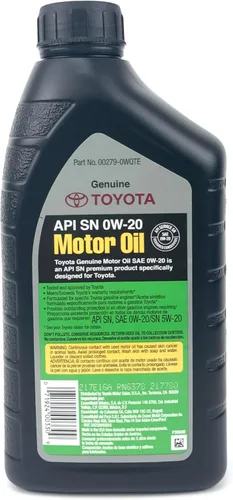 Miniatura 4 de Toyota Caja de 12 cuartos de aceite completamente sintético 0W-20
