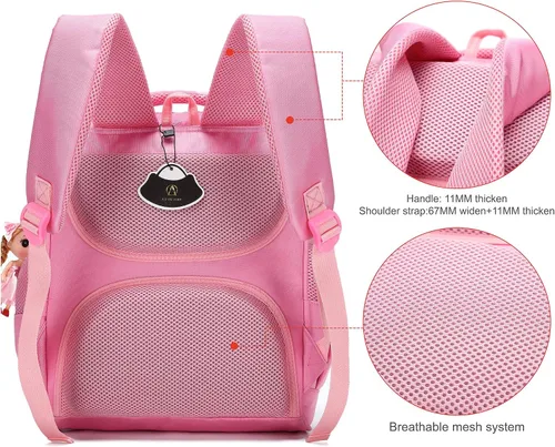 Miniatura 3 de Mochilas para niñas mochila impermeable linda para niños y niñas pequeñas bolsas de libros preescolares bolsas de escuela primaria