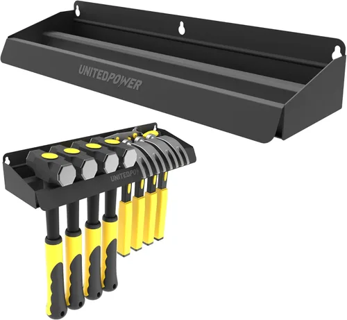 UNITEDPOWER Soporte para Martillos, Organizador de Estante de Almacenamiento de Montaje en Pared para Taller, Cobertizo, Garaje, Hogar, Compatible