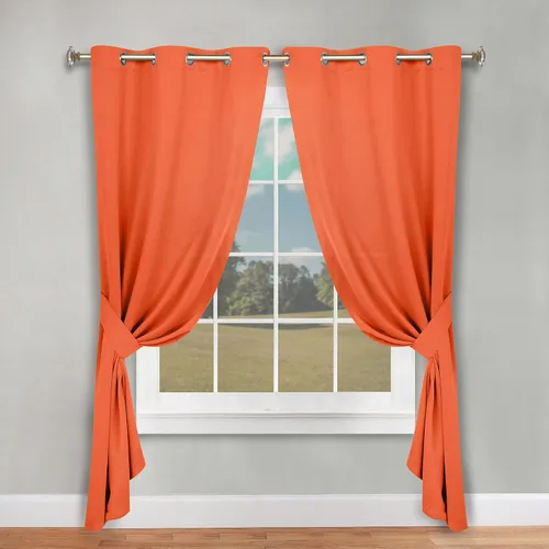 Miniatura 115 de Superior Cortinas Opacas, Oscurecimiento de Habitación, Dormitorio, Cortinas, Cocina, Acentos de Ventana de Sala de Estar, Bloqueo Solar, Térmico