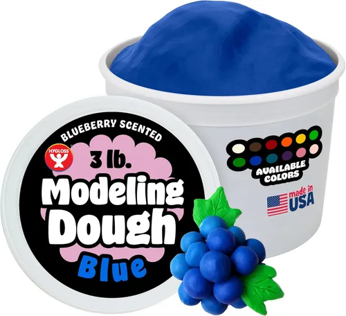 Hygloss Play - Masa de modelado para niños, masa sensorial segura y no tóxica para artes y manualidades, bañera de 3 libras, arcilla de juego para