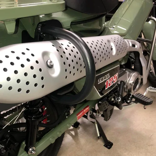 Miniatura 4 de Barra de choque de escape compatible con Honda CT125 Trail 125 Hunter Cub (2019-actual)