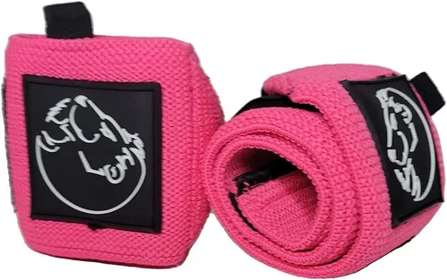 Miniatura 2 de Muñequeras prémium para levantamiento de pesas, BMG Premium de 18 pulgadas (par) con lazo para el pulgar, resistentes y cómodas