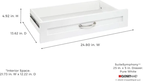 Miniatura 3 de Cubículo ClosetMaid SuiteSymphony de 25 x 6 pulgadas