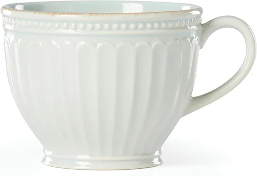 Miniatura 5 de Lenox French Perle Groove Vajilla, gres, ajuste de platos de 12 piezas