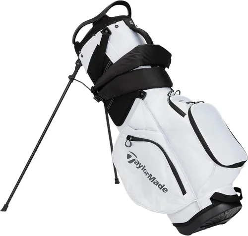 Miniatura 3 de TaylorMade Bolsa de soporte profesional, ligera, ideal para llevar o empujar el carrito Blanco