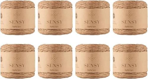 Miniatura 26 de Sensy Premium - Hilo de rafia multicolor (185 yardas, 100% papel, 400)