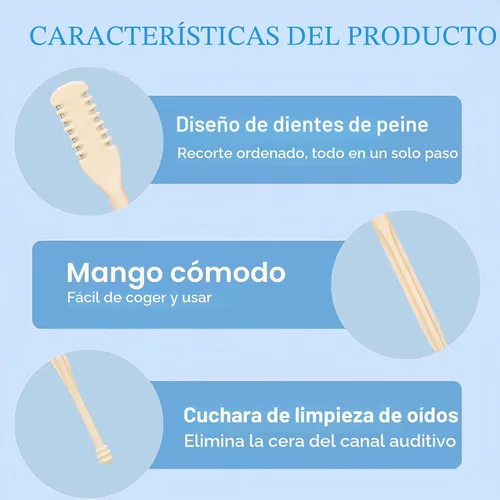 Miniatura 2 de Cortador de pelo nasal portátil, esencial de viaje para hombres y mujeres, herramientas de eliminación de vello de fosas nasales de doble cara