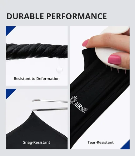 Miniatura 6 de AIRSEE Guantes de protección UV UPF 50+ de alta calidad para manicura de gel, diseño sin dedos para uso profesional solón y doméstico, anti UVA/UVB