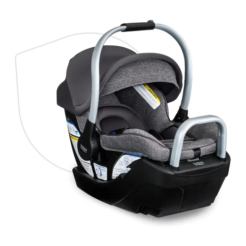 Britax Willow SC Asiento de Carro Infantil, Asiento de Carro Mirando hacia Atrás con Base Alpine, Tecnología ClickTight, Sistema RightSize, Pindot