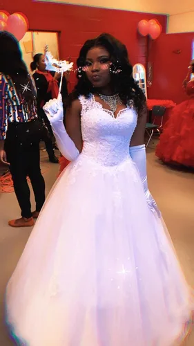 Miniatura 6 de QXMYOO Vestido de fiesta de quinceañera, vestido de princesa para adolescentes