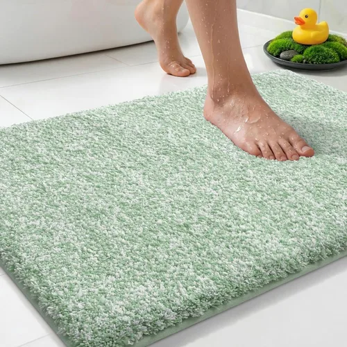 Miniatura 38 de Yimobra Alfombra de baño acolchada antifatiga, antideslizante, lavable, de microfibra suave y densa para lavabo, ducha, pies cansados, cómodo