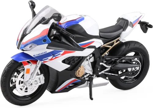COOLPUR Modelo de motocicleta fundido a presión para S1000RR, modelo de motocicleta realista, juguete o colección de moto para niños a escala 1:12,