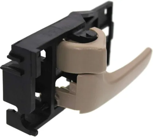 Miniatura 6 de Para Toyota Tundra 2004 2005 2006 Manija de puerta interior delantera o trasera, lado del conductor beige Con botón de bloqueo de puerta