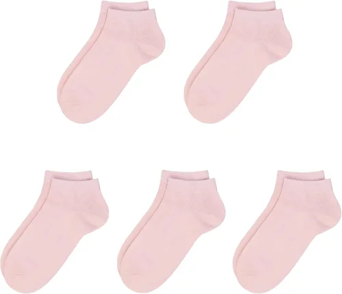 Miniatura 13 de SERISIMPLE Calcetines de bambú de viscosa para la escuela, calcetines de tobillo súper suaves para niños, puños elásticos, calcetines atléticos