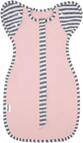 Miniatura 11 de Saco de manta de bebé con diseño sin brazos, transición a brazos sin brazos, para niñas y niños recién nacidos, mediano de 3 a 6 meses, color azul