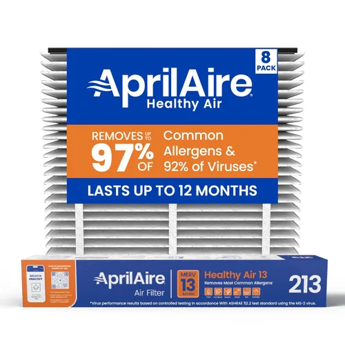 Miniatura 24 de AprilAire Filtro de Repuesto 213 para Purificadores de Aire AprilAire para Toda la Casa - MERV 13, Hogar Saludable contra Alergias, Filtro de Aire