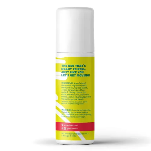 Miniatura 7 de Kobi Desodorante para niños activos, adolescentes, niñas, niños, natural, sin aluminio, fuerza deportiva - Cherry Kick
