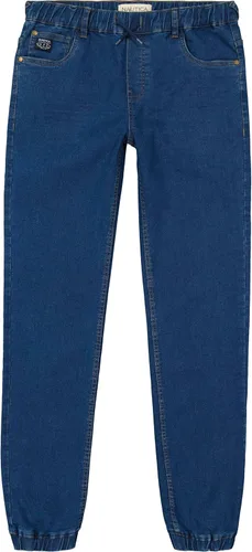 Miniatura 2 de Nautica Pantalones de mezclilla elásticos para niños, estilo de 5 bolsillos y cierre de cordón