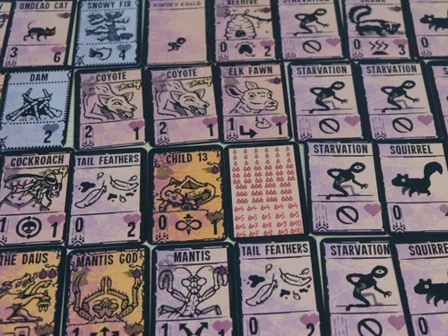 Miniatura 4 de Juego de cartas de inscryption con 230 cartas laminadas