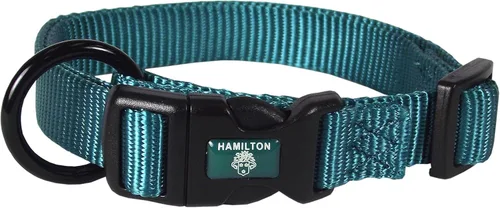 Miniatura 25 de Collar de perro ajustable de Hamilton, 3/8 pulgadas, Negro