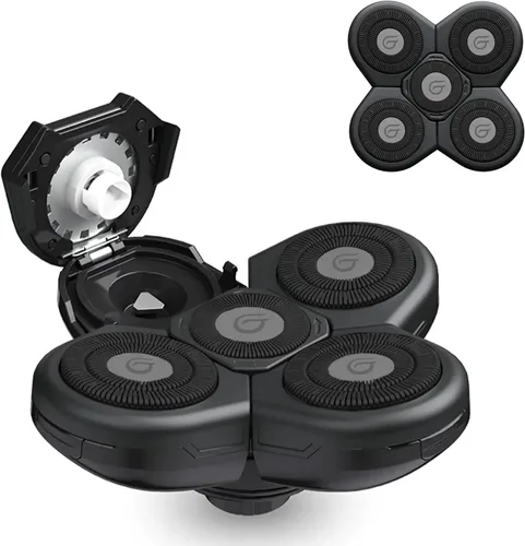 Groomie BaldiePro - Afeitadoras inalámbricas de cabeza calva para hombres, recambio de cuchilla, cabezal de repuesto eléctrico impermeable, cabeza