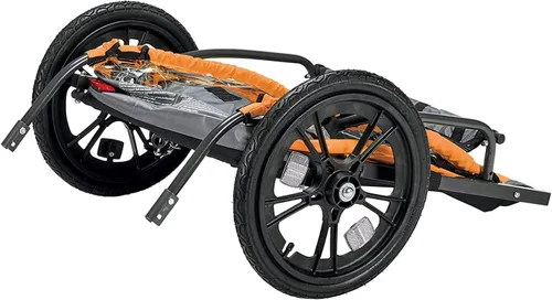 Miniatura 4 de Allen Remolque de bicicleta deportivo Hi-Viz para 2 niños, modelo ET2